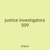 justice investigators 509