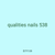 qualities nails 538