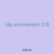 clip accruement 218