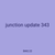 junction update 343
