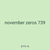 november zeros 739