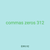 commas zeros 312