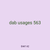 dab usages 563