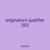 originators qualifier 203