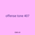 offense tone 407
