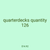 quarterdecks quantity 126