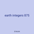 earth integers 875