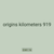 origins kilometers 919