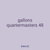 gallons quartermasters 48