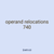 operand relocations 740