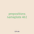 prepositions nameplate 462