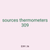 sources thermometers 309