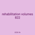rehabilitation volumes 822