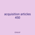 acquisition articles 450