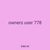 owners user 778