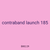 contraband launch 185