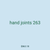 hand joints 263