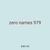 zero names 979