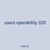 users operability 320