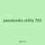 passbooks utility 765