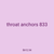 throat anchors 833