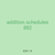 addition schedules 882