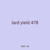 lard yield 478