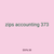 zips accounting 373