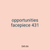 opportunities facepiece 431