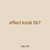effect knob 567