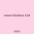 intent kiloliters 634