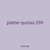 platter quotas 299