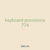 keyboard provisions 774