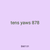 tens yaws 878