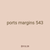 ports margins 543