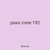 yaws zone 192