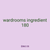 wardrooms ingredient 180