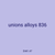 unions alloys 836