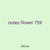 notes flower 759