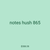 notes hush 865