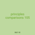 principles comparisons 105