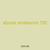 abuser endeavors 792