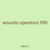 wounds operators 990