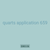 quarts application 659
