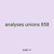 analyses unions 858
