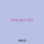 note jars 651
