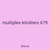 multiplex kiloliters 679