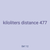 kiloliters distance 477