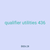 qualifier utilities 436