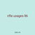 rifle usages 86